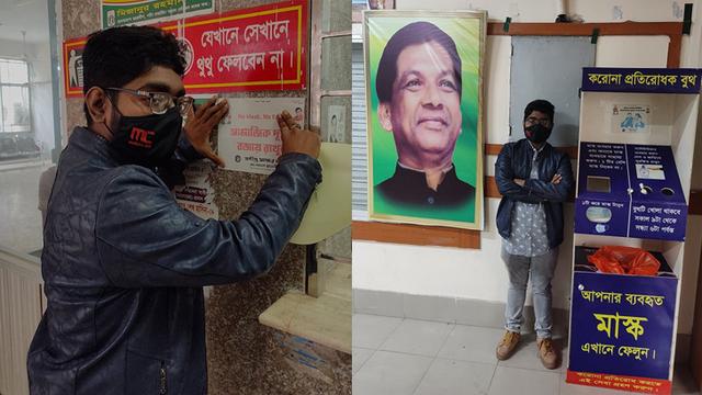 শতামেক ছাত্রলীগের স্বাস্থ্য সচেতনতা কর্মসূচি