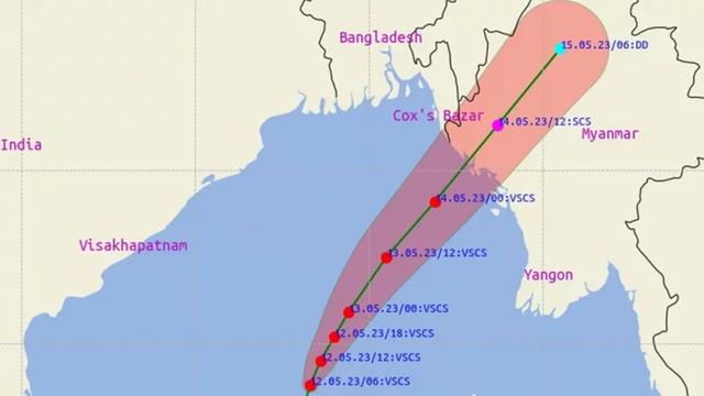 শনিবার মধ্যরাতে মোখা আঘাত হানতে পারে কক্সবাজারে