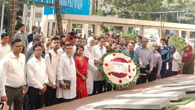 বিএসএমএমইউয়ে ঐতিহাসিক ৭ মার্চ উদযাপিত