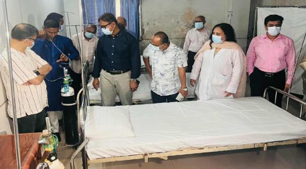 চসিকের করোনা আইসোলেশন সেন্টার ও র‌্যাপিড এন্টিজেন টেস্ট কেন্দ্র উদ্বোধন