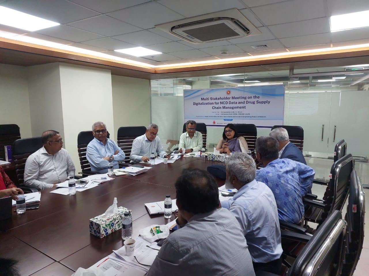 অসংক্রামক ব্যাধির তথ্য-ওষুধ ব্যবস্থা ডিজিটালাইজেশন নিয়ে সভা