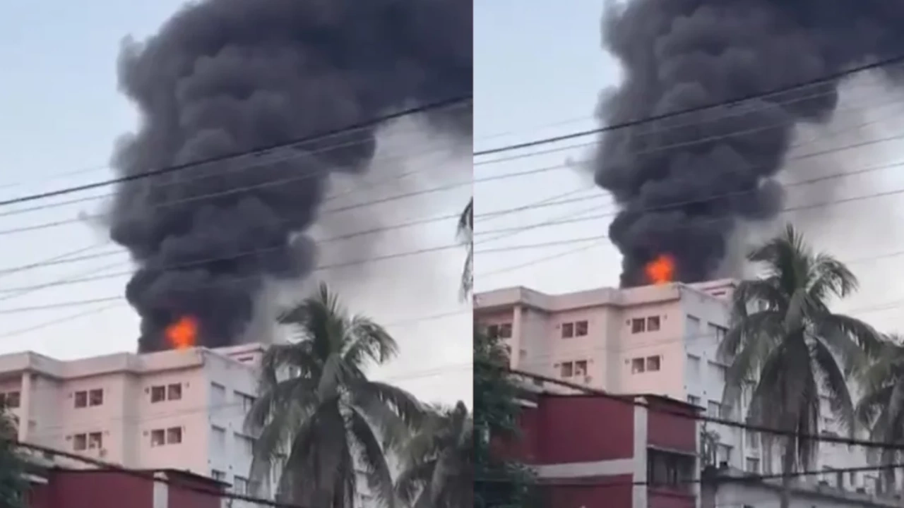 ময়মনসিংহ মেডিকেলের শিশু ওয়ার্ডে আগুন