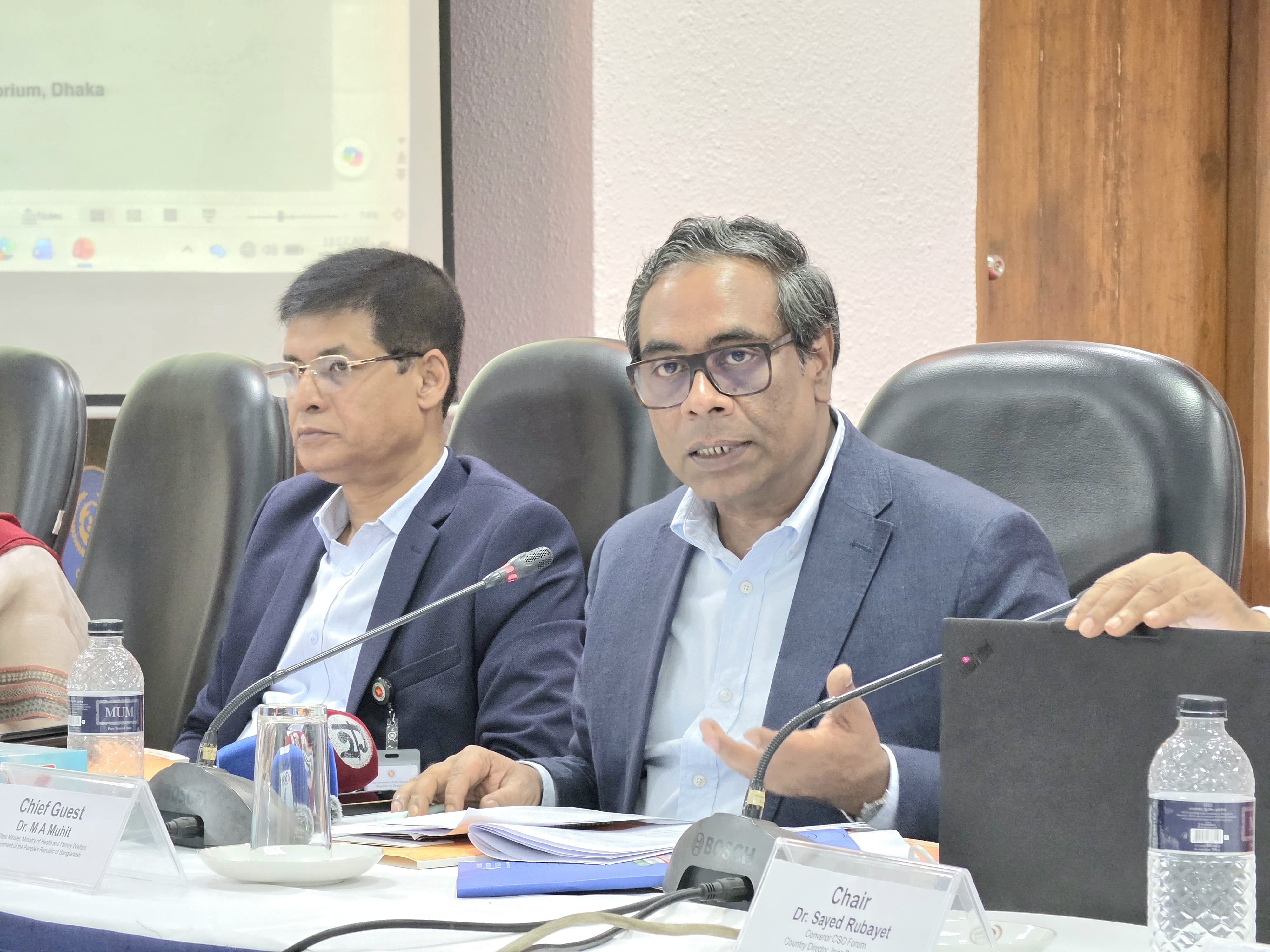 সরকার আগামীর কথা ভেবে নগর স্বাস্থ্যসেবাকে ঢেলে সাজাচ্ছে: স্বাস্থ্য প্রতিমন্ত্রী